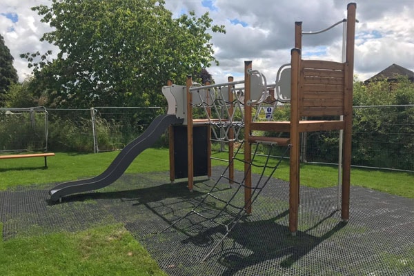 Residential play area at Taylor Wimpey in Eccleshall, Stafford