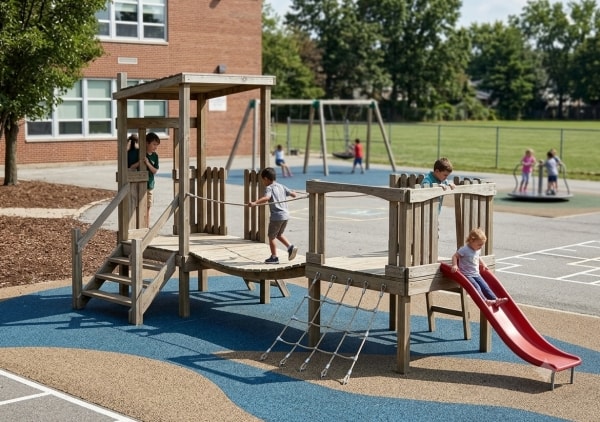 Double Tower with Slide