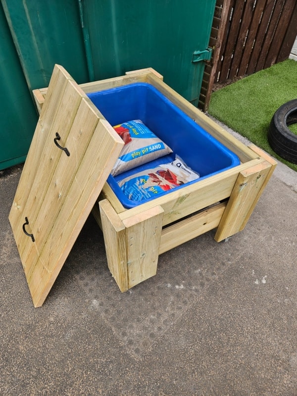 Moveable Timber Sand Table