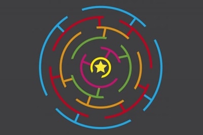 Circular Maze Markings