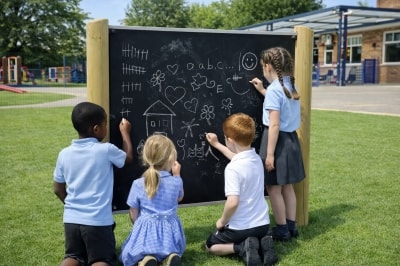 In-Ground Chalk Board
