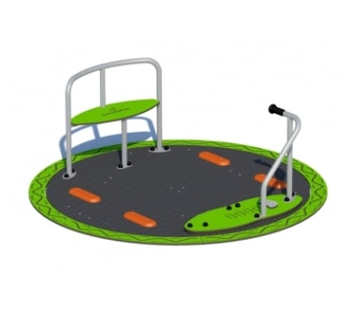 Low-Level Inclusive Wheelchair Roundabout