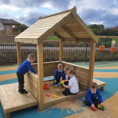 Sand Pit Stage and Shelter